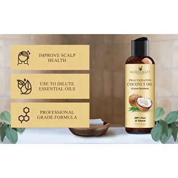 Handcraft Blends Fractionated Coconut Oil - Premium Carrier Oil