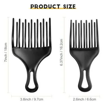 Double Afro Lift Combs - Compact, Durable Hair Styling Tool