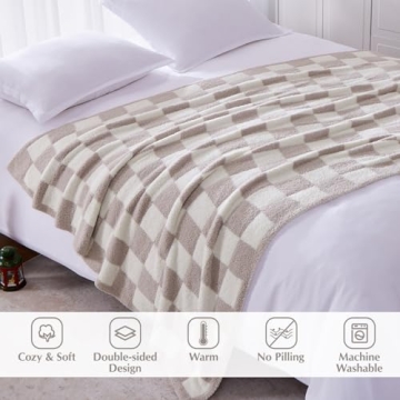 WRENSONGE Checkered Throw Blanket – Cozy & Lightweight
