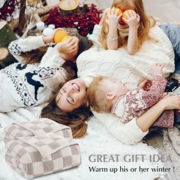 WRENSONGE Checkered Throw Blanket – Cozy & Lightweight