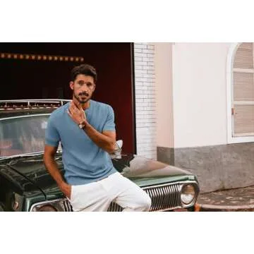 PJ PAUL JONES Men's Knit Tee Shirt Soft Comfort Classic