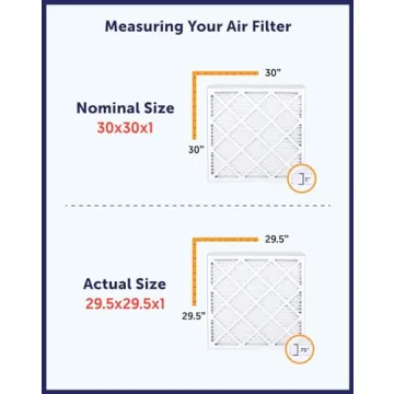 Filter King 23x20x1 Air Filter | 4-PACK | MERV 8 Quality