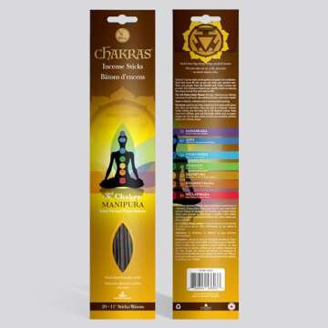Natural Chakras Incense for Meditation and Healing