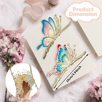 Elegant Butterfly Hair Clips - Strong Hold and Gift-Ready
