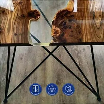 Deep Pour Epoxy Resin for River Table | 3 Gallon (11.4 L) | 4'' Deep Pour & Casting Epoxy Resin Kit | Low Odor | Crystal Clear and High Gloss | For River Tables, Deep Pour, Casting