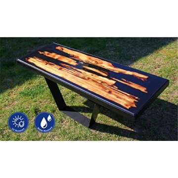 Deep Pour Epoxy Resin for River Table | 3 Gallon (11.4 L) | 4'' Deep Pour & Casting Epoxy Resin Kit | Low Odor | Crystal Clear and High Gloss | For River Tables, Deep Pour, Casting