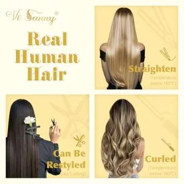 Ve Sunny Blonde Clip in Hair Extensions for Effortless Style