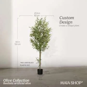 Stunning 5ft Artificial Olive Tree for Home Decor