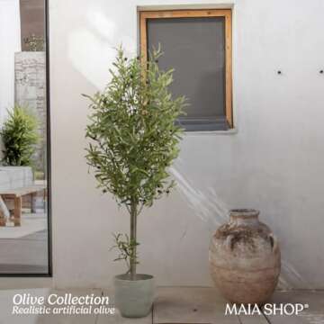 Stunning 5ft Artificial Olive Tree for Home Decor