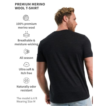 Merino Wool T-Shirt & Hiking Socks - Lightweight Comfort