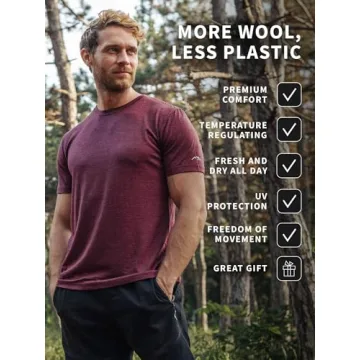 Merino Wool T-Shirt & Hiking Socks - Lightweight Comfort