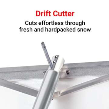 SnowPeeler Roof Rake: Easy Snow Removal Tool, 30-FT Handle