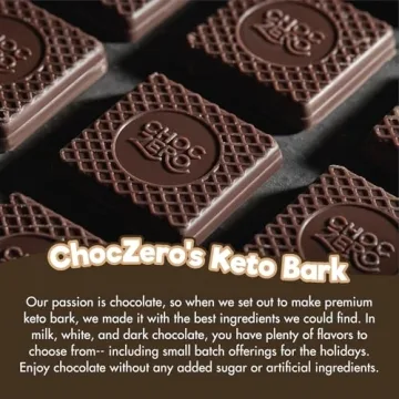 ChocZero Keto Bark Dark Chocolate Almonds Sugar Free