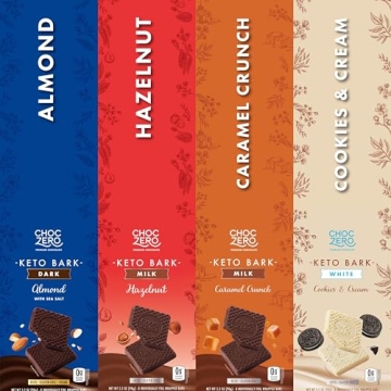ChocZero Keto Bark Dark Chocolate Almonds Sugar Free