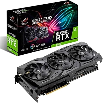 ASUS GeForce® RTX 2080 O8G ROG STRIX OC Edition GDDR6 HDMI DP 1.4 Type-C graphics card (ROG-STRIX-R...
