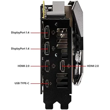 ASUS GeForce RTX 2080 O8G ROG STRIX OC Gaming Graphics Card