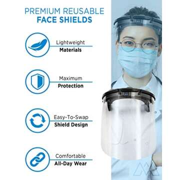 Medspec Protect Face Shield - Adjustable & Reusable Protection