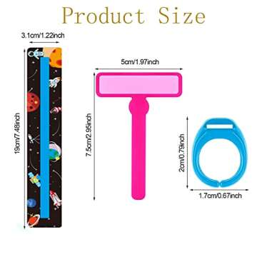 28 Pieces Dyslexia Tools for Kids - Guided Reading Strips & Trackers