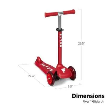 Flyer Glider Jr. Scooter for Toddlers 2-5 Years