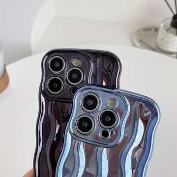 Caseative iPhone 14 Pro Case with Water Ripple Design