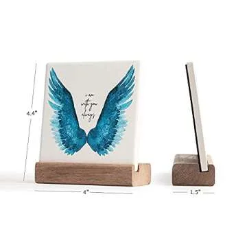 Lukiejac Memorial Gifts In Loving Memory Of Loved One Mother Father Gifts Sympathy Gifts For Loss Of Mom Bereavement/grief/condolence/remembrance Gifts Angel Wing Funeral Home Decor Wodden Sign Plaque