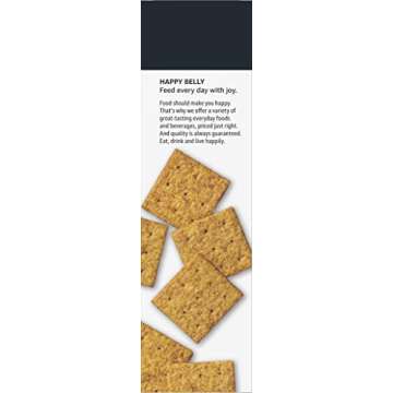 Happy Belly Original Thin Wheat Crackers 9.1 oz - Affordable Snack Option