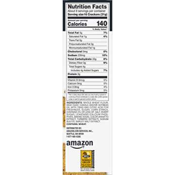 Happy Belly Original Thin Wheat Crackers 9.1 oz - Affordable Snack Option