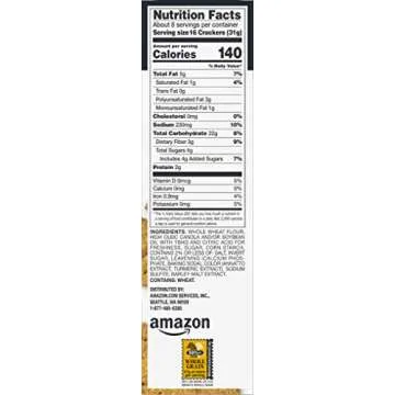 Happy Belly Original Thin Wheat Crackers 9.1 oz - Affordable Snack Option