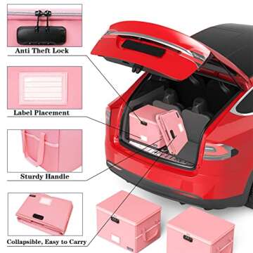 Oterri Fireproof & Waterproof File Box for Safe Storage