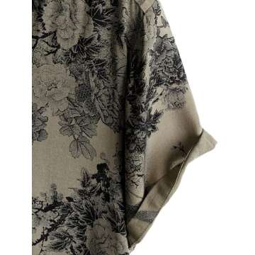 JOTOOK Men's Hawaiian Short Sleeve Tropical Shirt