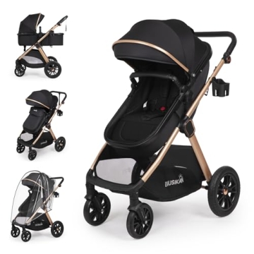6-in-1 Convertible Baby Stroller: Versatile Comfort and Safety