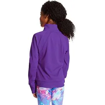 C9 Champion Girls' Cardio Jacket, New Bright Plum, Medium