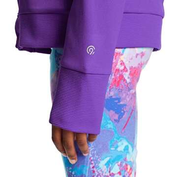 C9 Champion Girls' Cardio Jacket, New Bright Plum, Medium