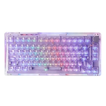 KiiBoom Phantom 81 V2 - 75% Hot Swappable RGB Mechanical Keyboard with Triple Mode Connection