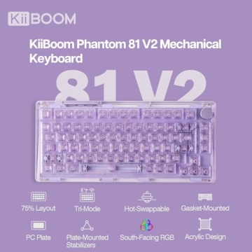 KiiBOOM Phantom 81 V2 Hot Swappable Mechanical Keyboard