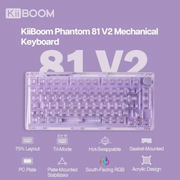 KiiBOOM Phantom 81 V2 Hot Swappable Mechanical Keyboard