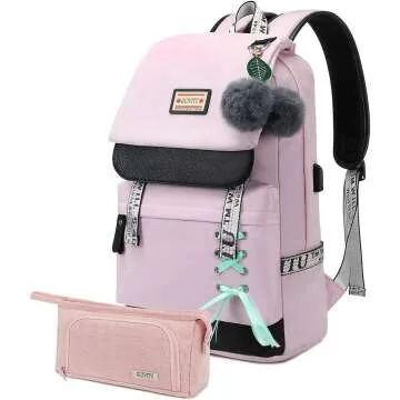 GUIVITU Waterproof School Backpack for Kids