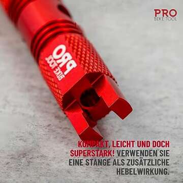 PRO BIKE TOOL Valve Core Tool - Presta and Schrader Valve Core Removal - Suitable for Presta and Schrader Valves found on Mountain Bike, Road Bike and Motorcycle set-ups