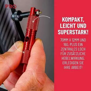 PRO BIKE TOOL Valve Core Tool - Presta and Schrader Valve Core Removal - Suitable for Presta and Schrader Valves found on Mountain Bike, Road Bike and Motorcycle set-ups