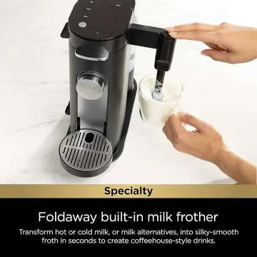 Ninja PB051 Single-Serve Coffee Maker with Frother