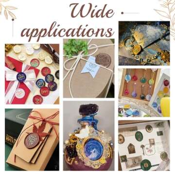 PH PandaHall Butterfly Wax Seal Stamp Kit 30mm Wax Sealing Stamp Removable Retro Brass Head Stamp with Wooden Handle for Halloween Wedding Envelopes Invitation Card Wine Package Decor Gift Wrapping