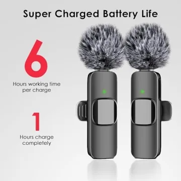 Wireless Lavalier Microphone for iPhone and Android