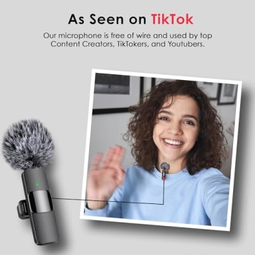 Wireless Lavalier Microphone for iPhone and Android