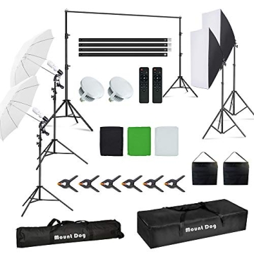 MOUNTDOG Photography Lighting Kit for Stunning Visuals