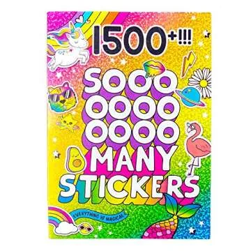 Just My Style® 1500 Sticker Book by Horizon Group USA, Fun Craft Stickers, Cute Gifts for Girls Kid...