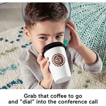 Fisher-Price My Home Office 8-Piece Play Set for Kids