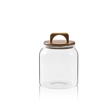 Sweejar Glass Jars for Laundry Room Organization, Half-Gallon Laundry Pods Container, Glass Food Sto...