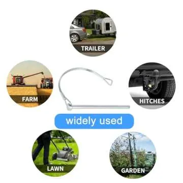 Yolmooat Trailer Hitch Pins 2Pack Durable Secure Couplers