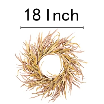 VGIA 18 Inch Fall Wreath - Affordable Autumn Decor