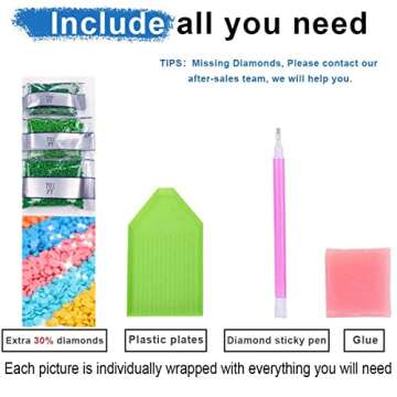 Starry Night Diamond Painting Kit for Adults - 5D Gem Art